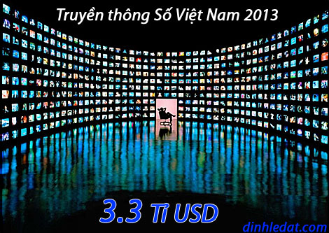 Truyền thông số Việt Nam đạt 3,3 tỉ USD